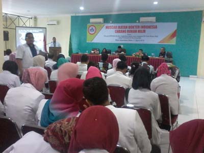 Plt Bupati Rohil Jamiludin Buka Muscab IDI